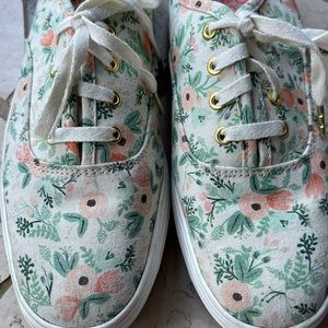 Keds Rifle Paper Company sneakers size 8.5